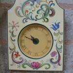 Pendule décor arabesques